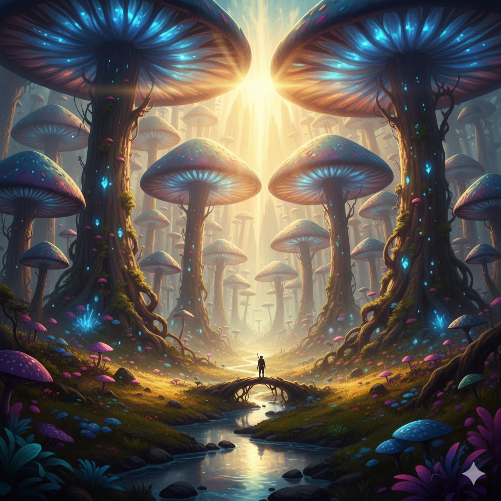 Sunlit Mushrooms for Vitamin D?